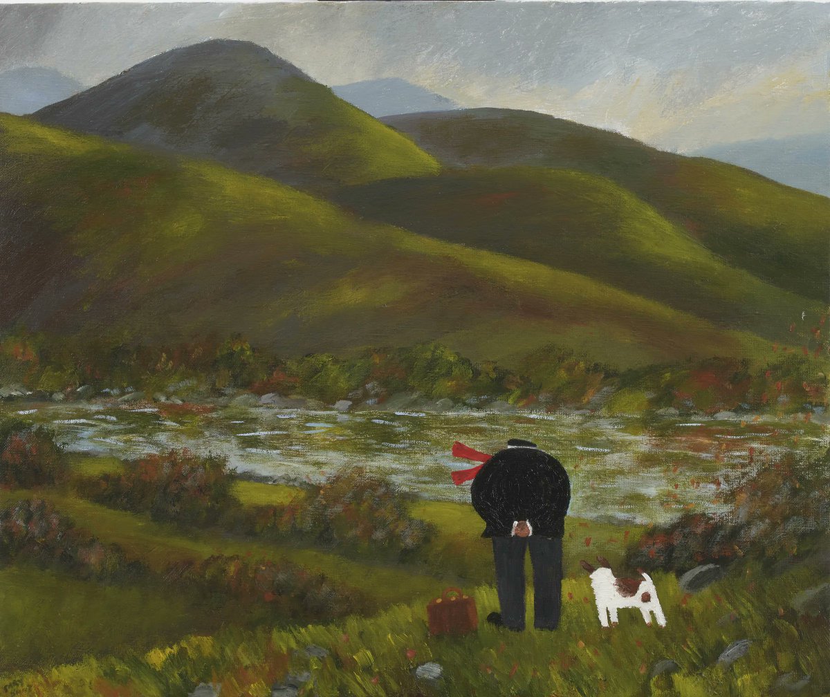dieworkwear's tweet photo. this fall, consider dressing like the man in gary bunt's paintings https://t.co/zzZnKfwynm