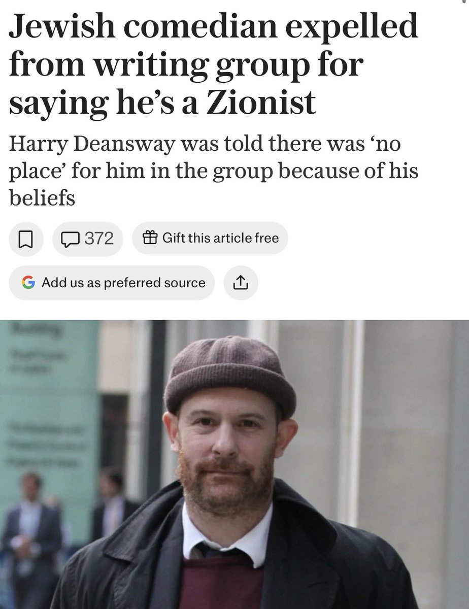 koshercockney's tweet photo. We cannot go on like this in Britain.

Jews are being expelled from all sorts of different corners of society.

Please show solidarity with comedian @Deansbomb 

Full article in comments below https://t.co/79kMNh7jEt