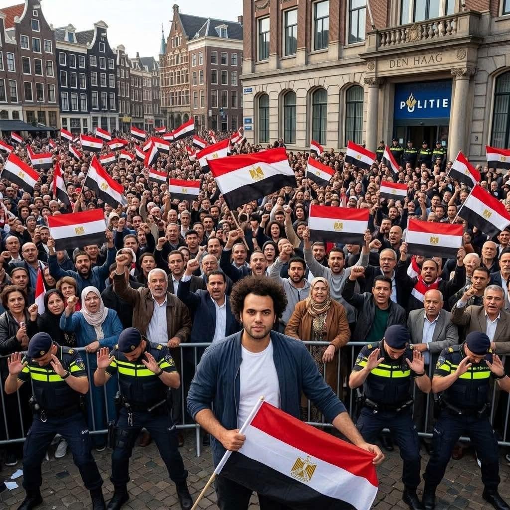 Loveegypt99's tweet photo. الصفحة الرسمية لوزارة الخارجية المصرية الصفحة الرسمية لوزارة الخارجية المصرية 
مواطن مصري اتقبض عليه النهاردة في هولندا عشان حب يقف أمام سفارة بلده يدافع عنها....
في النفس الوقت في شخص من جماعة خونه الاوطان الإخوان بيقف أمام السفارة يسب ويلعن في مصر والعاملين بالسفارة بكل أريحية https://t.co/zqHJPMmmvg