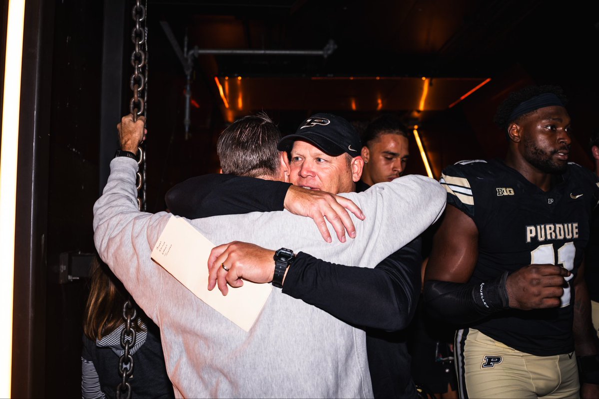 JohnPurdueClub's tweet photo. The sound of victory 🔔 

Dave and Jacque Owens helped bring Purdue’s historic Victory Bell back to Ross-Ade Stadium.

Last night, after the Boilermakers defeated Minnesota, they were there to ring it themselves. 

@BoilerFootball x #BoilerUp 🚂 https://t.co/qC89TR1HGm