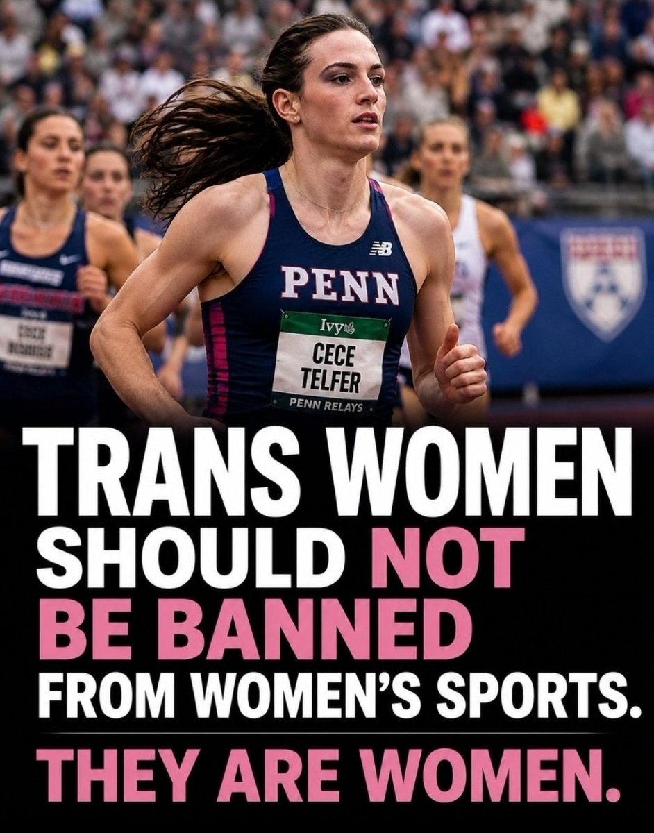 Jolie_Miller09's tweet photo. YOU THINK A BIOLOGICAL MALE WHO IDENTIFIES AS A WOMAN SHOULD COMPETE IN WOMEN'S SPORTS? https://t.co/fhuz0rZIX9