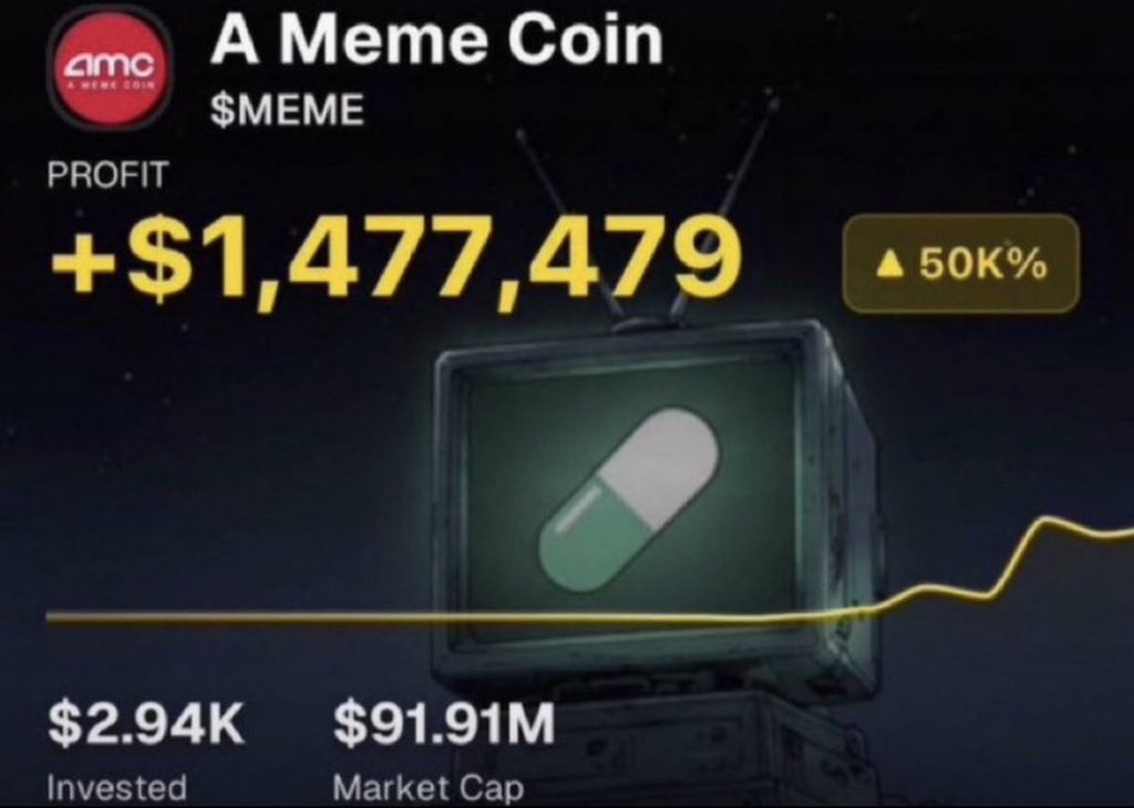 Zikkodegen's tweet photo. Why are  you not trading meme coins??

Please tell me why???

This is  a trader on my Tg channel 

He flipped $2.94k into $1,477,479 profits!!

Don’t miss my next call!!! https://t.co/4YBaB2fAyW