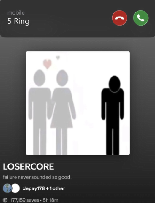 yezler1's tweet photo. yo 5 ring fuck off i am listening to losercore right now @5rings_dev https://t.co/d9gDx7QIOt