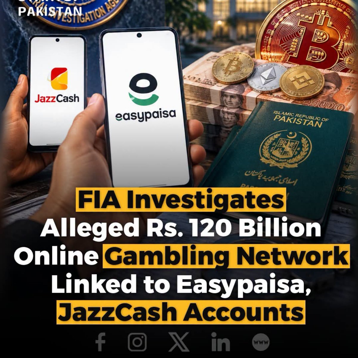 DigitalImpactt's tweet photo. Online gambling network on FIA Radar 
#پخیر_پختونخوا #خیبر_پختونخوا_کا_نیا_دور #گورنر_راج_نامنظور  #digitalimpact https://t.co/FBAE2HifqH