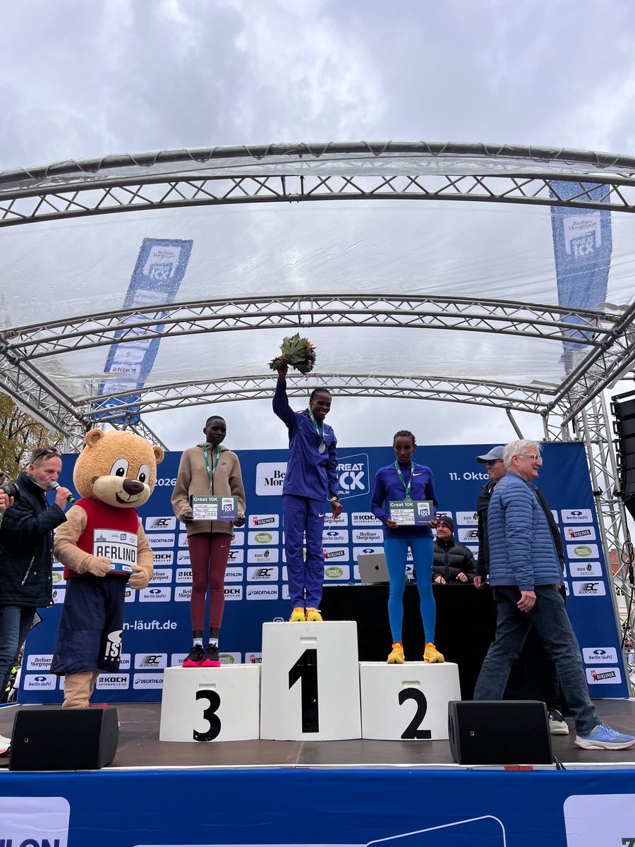 UgaAthletics2's tweet photo. 🇺🇬 WHAT A DAY FOR UGANDA 🇺🇬🔥
Congratulations to Peruth Chemutai on winning the women’s race at the Berliner Morgenpost Great 10K in Berlin! 🥇🇺🇬
Special congratulations to Peace Chebet for an impressive 3rd-place finish! 🥉👏
Ugandan women shining on the roads! 🇺🇬❤️💛🖤 https://t.co/ZUCF11mWHY