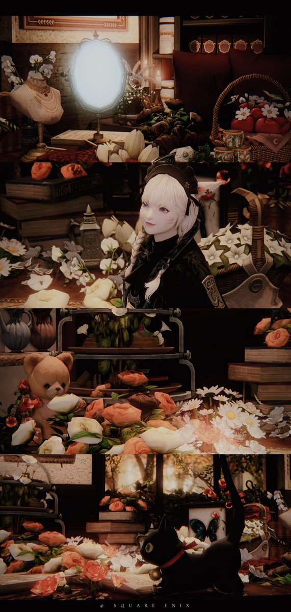 mnc__s2's tweet photo. 【𝖧𝗈𝗎𝗌𝗂𝗇𝗀 𝗆𝖾𝗆𝗈 : 𝟢𝟪】

新しいスタジオです𓆸

- Antique à Deux -
あたたかくてどこか懐かしい、そんな時間を。
大切なひとときをあなたに。

ツリーにて住所記載します🫖𓈒𓂂
▸▸ #FF14housing  #FF14ハウジング  #FF14スタジオ https://t.co/z1I6AozTJ0