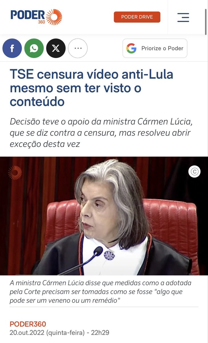 MaverickBonoro's tweet photo. Agora é CENSURA? https://t.co/seKBMvzHOZ