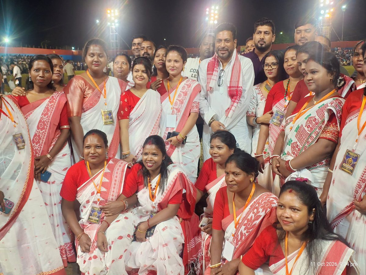 ShankarGhoshBJP's tweet photo. The Knockout Night Football Tournament, organised by Chanmani Tribal Sporting Club at Dhanmondi Sporting Club Ground, Old Matigara Road, Ward No. 47, witnessed remarkable enthusiasm and excitement among football lovers.

Sports are not just a source of entertainment; they promote discipline, unity, teamwork and sportsmanship. I hope such initiatives will inspire the younger generation to embrace sports and nurture their talents.

My heartfelt wishes and congratulations to the organising committee and all participating teams for making this initiative a success.