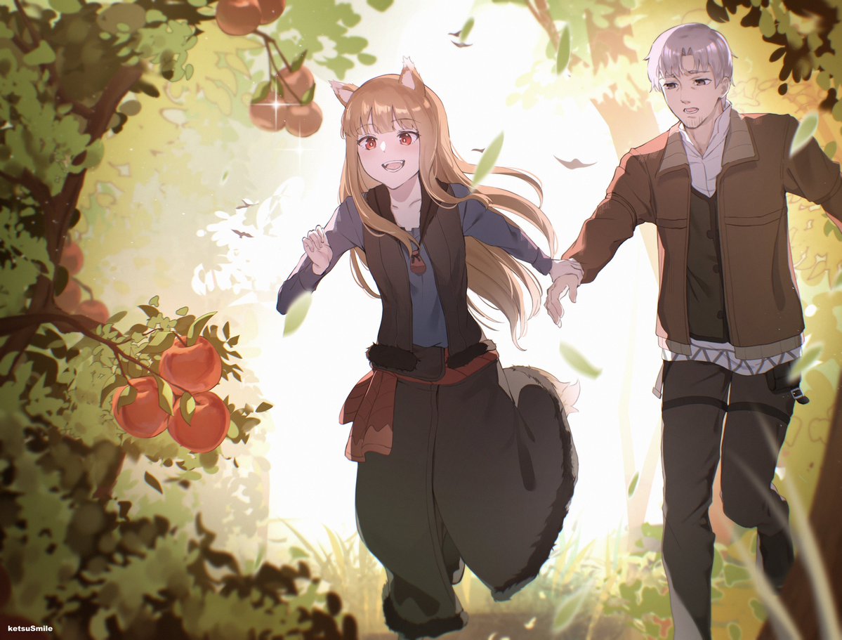 ketsufan1's tweet photo. Spice and Wolf cm https://t.co/O7vNszzMkb