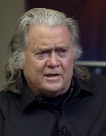 MeidasTouch's tweet photo. 🚨 WHOA! Steve Bannon is sounding the alarm about Democrats taking back the House:

“I think you'll see Bobby Kennedy impeached. I think you'll see Pete Hegseth impeached. I think you'll see subpoenas flying every day.”

Bannon warns Trump could face TWO YEARS of relentless investigations.

“They will look to destroy President Trump, and we’ll be bogged down for two years.”