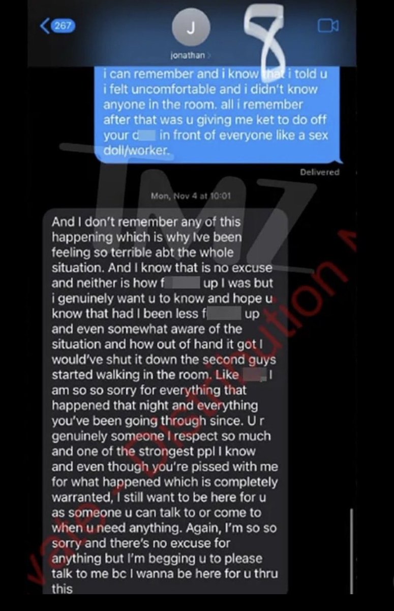 LexusBledel's tweet photo. Jonathan Newell is the one who advertised Jane Doe as “free pussy” to his entire fraternity, so YES he knew how the other men got into the room and why they were there. He knew she was in and out of consciousness. Matthew Ingalls tells the men they can “walk in and whip it out”. https://t.co/lZWPi47bzG
