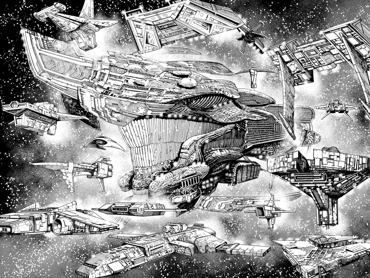 Dandagang's tweet photo. Indeed, it definitely seems we are scratching the surface. I also got that feeling in the midst of the space globalists arc. When we see the spread of all the alien ships. This is when I really started to feel that there would be a lot more to come. (Gonna be a bit of a thread🧵) https://t.co/hBRw6xHLlY