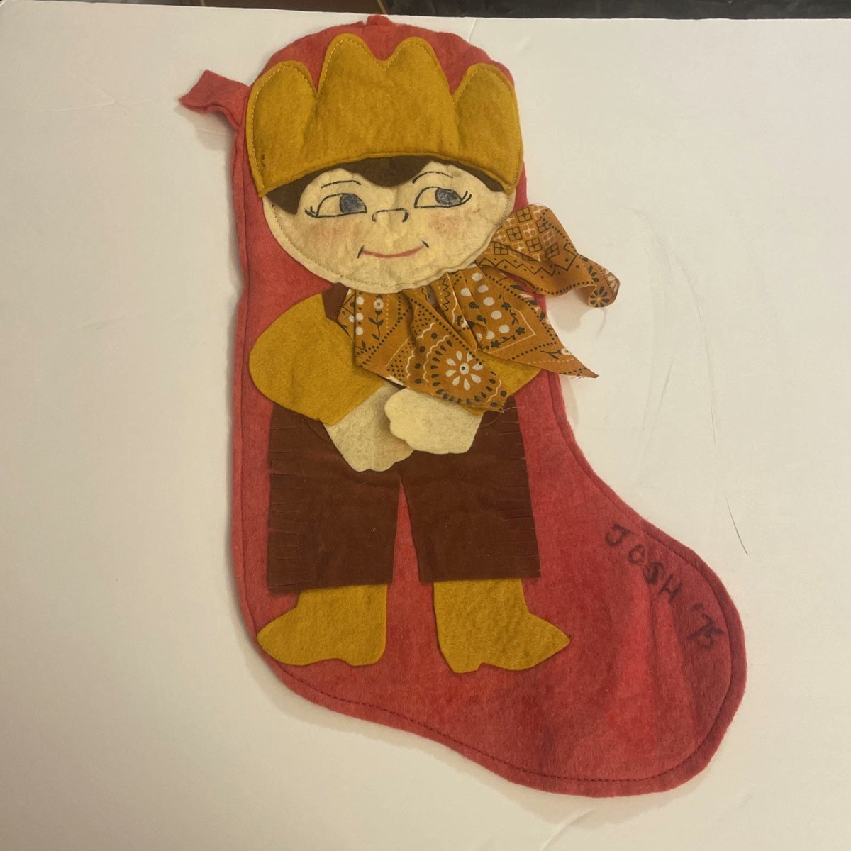 StayAtHomeGnome's tweet photo. 1970s Christmas stocking of #Cowboy #handmade  #homemade #1975 #vintage For sale on #ebay #ebayfinds #shopsmall Send me an offer!  https://t.co/FQxVnqJVm0 https://t.co/01fsyCj5Us