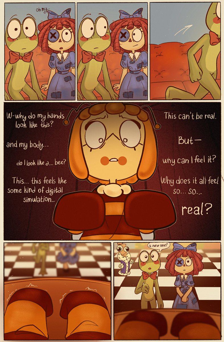 beeshka_bee's tweet photo. Hanny's arrival at the circus, chapter 1 (1/2) 
#tadc #theamazingdigitalcirus #tadcoc https://t.co/m06hGGmwdP