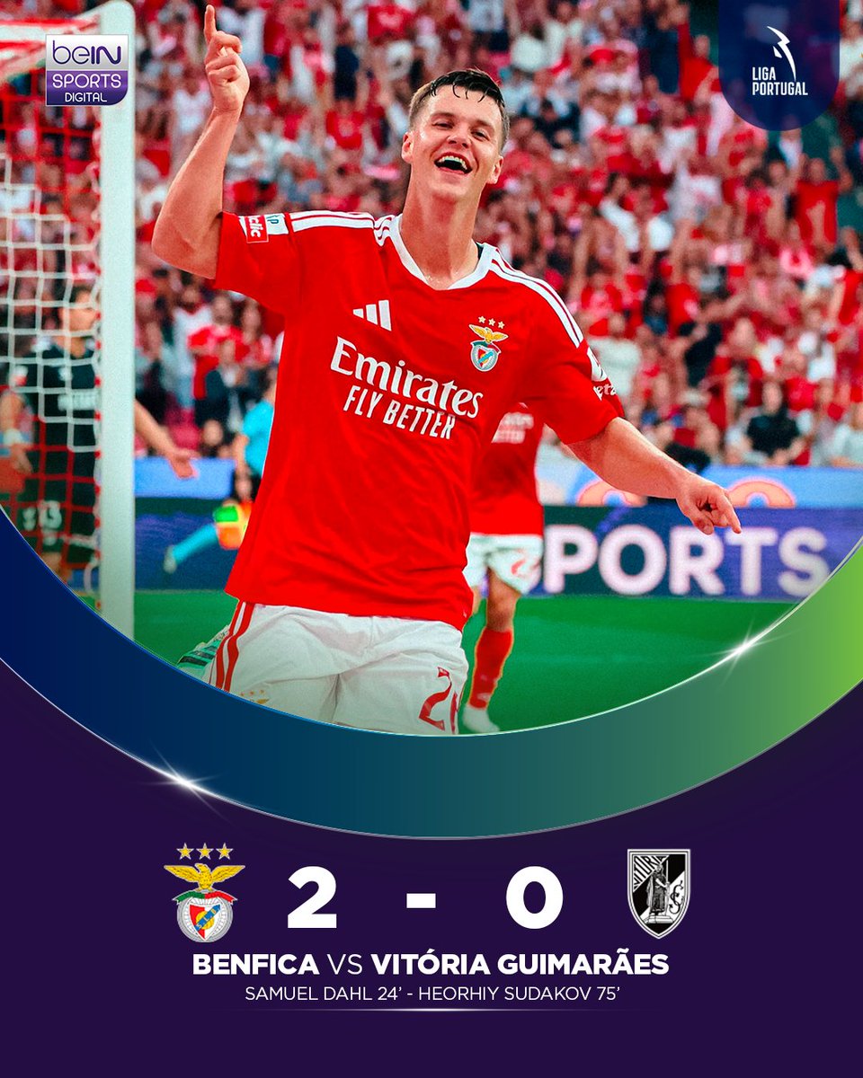 ESbeINSPORTS's tweet photo. 🔴🦅 ¡BENFICA VUELVE A LA SENDA DEL TRIUNFO! 🔥

Las Águilas Rojas 🦅 derrotan a Los Conquistadores en duelo de la Jornada 8 de la Primeira Liga 🇵🇹 y se recuperan tras la derrota con el Porto y la Fecha FIFA 💪

📈 Con 19 puntos, los de Lisboa se acercan a los campeones, los Dragones 🐉, que tienen 24 🏆 ¿Serán contendientes al título? ⬇️

The biggest Liga Portugal matches are on beINSPORTS 🇵🇹⚽️
#beINSPORTS #LigaPortugal #LigaPortugalBetclic #Benfica