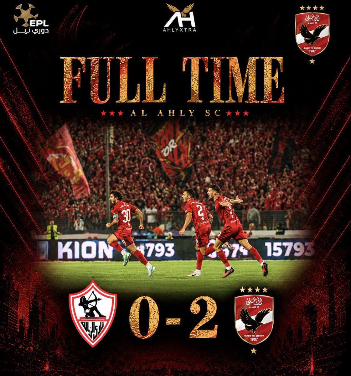 AhlyXtra's tweet photo. IT ALWAYS HAS BEEN RED. 

IT ALWAYS WILL BE RED. 🦅🦅❤️❤️ https://t.co/OXcXVHgQfG