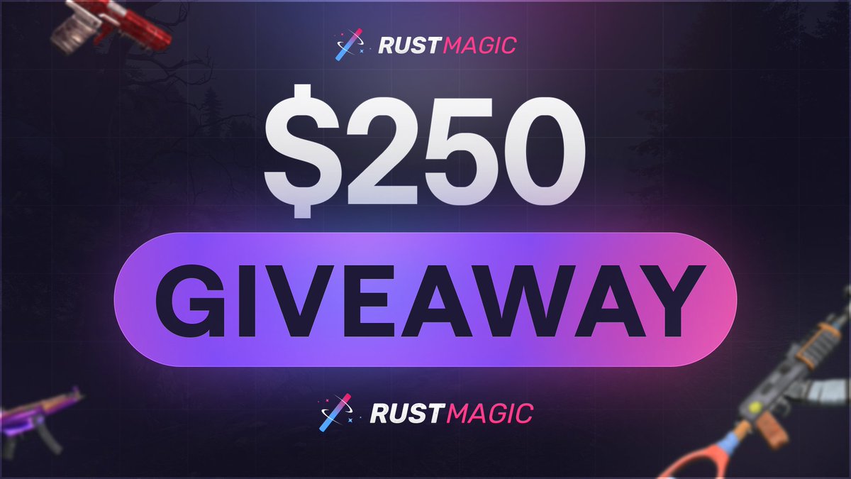 RustMagicCom's tweet photo. 🎁 $250 CRYPTO GIVEAWAY! 💰

We're celebrating the upcoming launch of CS2Ruby, our newest project!

How to enter:
✅ Follow @RustMagicCom  &amp; @CS2Ruby
✅ RT this post

🏆 Giveaway ends when CS2Ruby officially launches! https://t.co/NzQYUEKU71