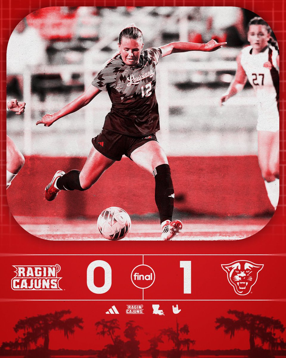 RaginCajunsSOC's tweet photo. Final from Atlanta.
Cajuns are back at #TheBank next Sunday for Senior Day
๐บ https://t.co/zAjZFc4ntH
๐ https://t.co/lZabFtUI6S
#GeauxCajuns https://t.co/xYvVoiULo6