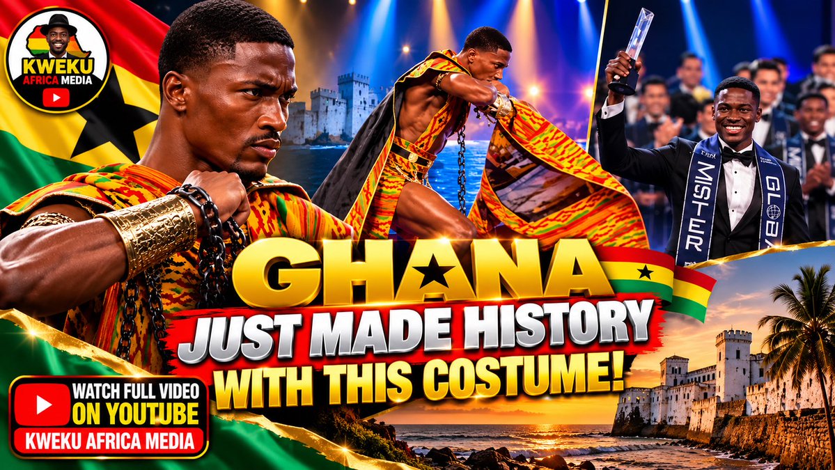 kwekubee_GH's tweet photo. 🇬🇭🔥 GHANA JUST MADE HISTORY WITH THIS COSTUME! 👑🌎
https://t.co/vCadH2Jaq3

Ghanaian culture continues to command attention on the international stage, and this striking costume is a reminder of the power of African creativity, heritage and storytelling.
From the https://t.co/ft2qqVHpEn