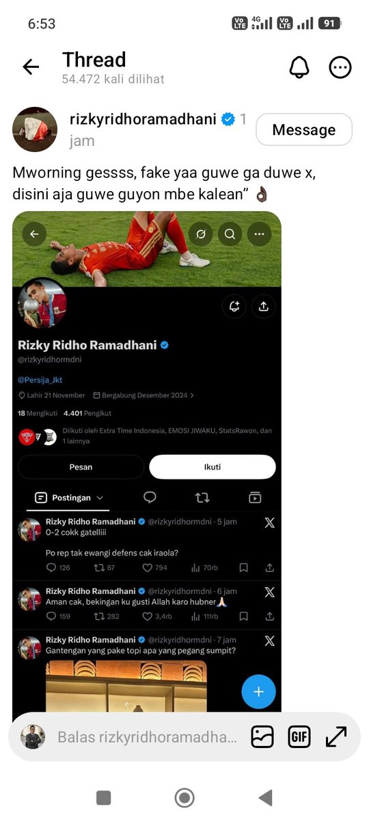 KevinNaufaldi_'s tweet photo. @Icaljsap @rizkyridhormdni Akun fake gaess https://t.co/W9Ogyqd9mB