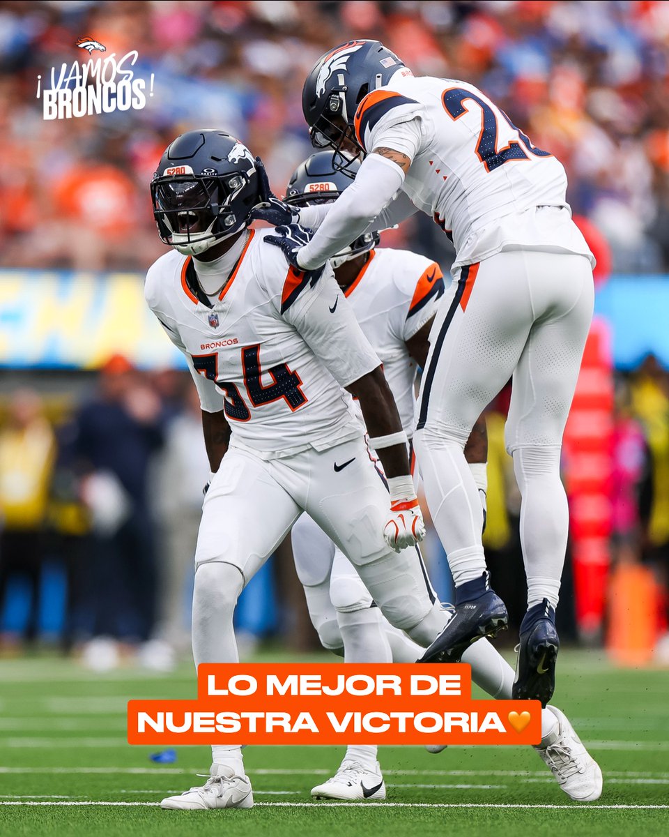 BroncosEspanol's tweet photo. ¡Así vivimos este duelo divisional! 🧡📸 Revive en imágenes los momentos que nos dejó el #DENvsLAC.
#BroncosCountry https://t.co/w73MrqjgS2