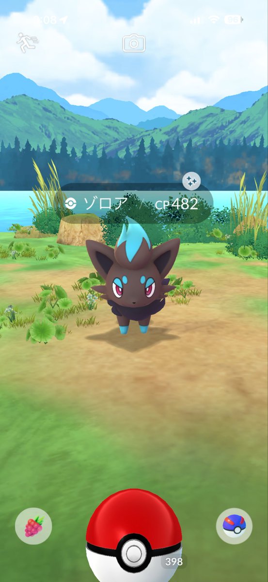 megu04240706's tweet photo. 帰り際に拾ってた50匹捕まえるタスクから色違いゾロアさんゲット〜ヾ(*´∀｀*)ﾉ✨️
色背景だ(*>▽<*)?! https://t.co/2TOARHaIdG