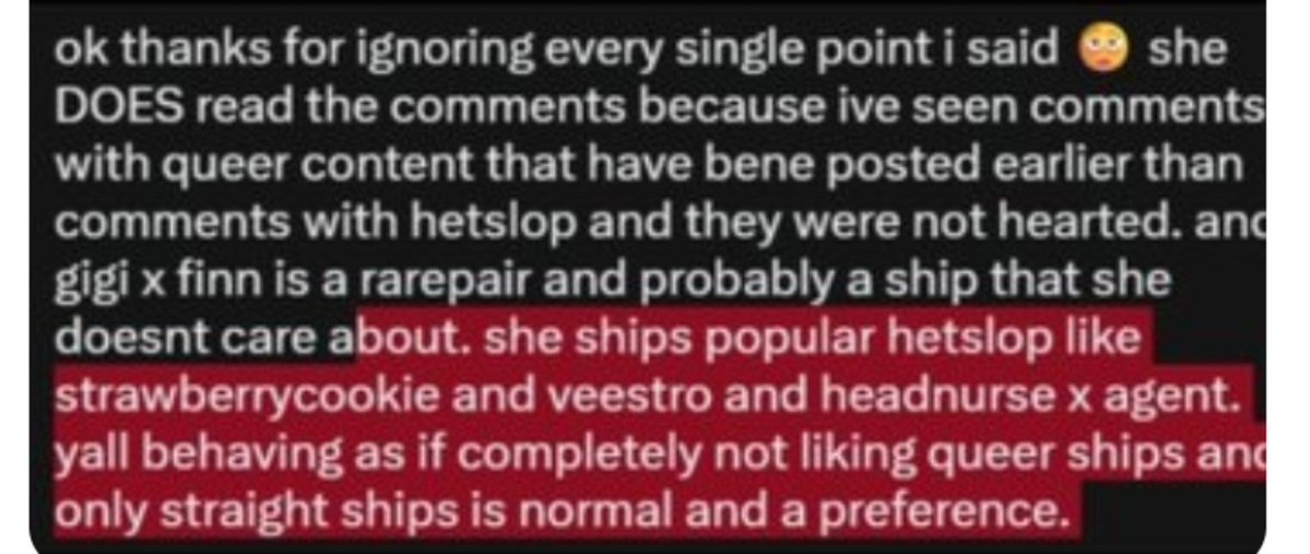 johnc1smq's tweet photo. The way I, and everyone fucking else sees it dude, you don't hate Poey because she's homophobic. You hate her because she likes the ships that you don't like and is popular. Because all your points involve dissing "head nurse x secret agent" or strawberrycookie. #dandysworldtwt https://t.co/Vr5Fp0ou28