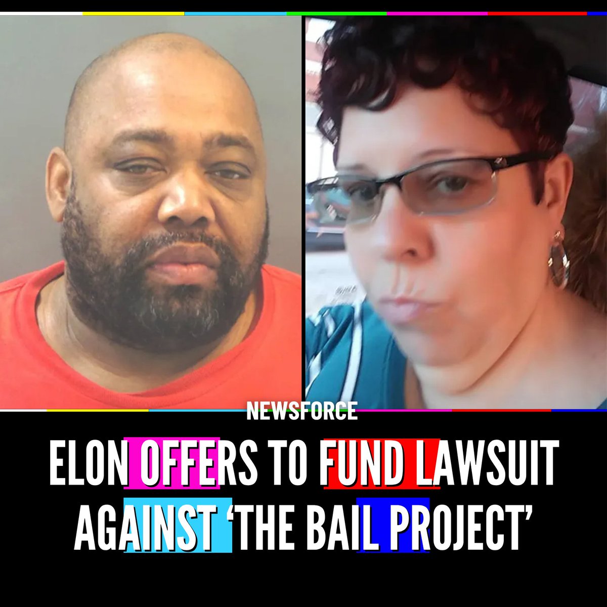 Newsforce's tweet photo. 🇺🇸BREAKING: @elonmusk is offering to back a lawsuit against The Bail Project after the group posted $5,000 bail for a man accused of domestic violence, who then beat his wife Marcia Johnson to death just hours after release in St. Louis.

Samuel Lee Scott had already threatened to “finish what he started,” yet the nonprofit still got him out, and Musk is now calling the organization and its donors accessories to murder.

The group has spent $91M+ in bail assistance, including cases where defendants later committed murder.