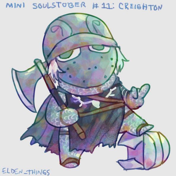 elden_things's tweet photo. soulstober day 11: ceighton the wanderer https://t.co/12SXH9MMGZ
