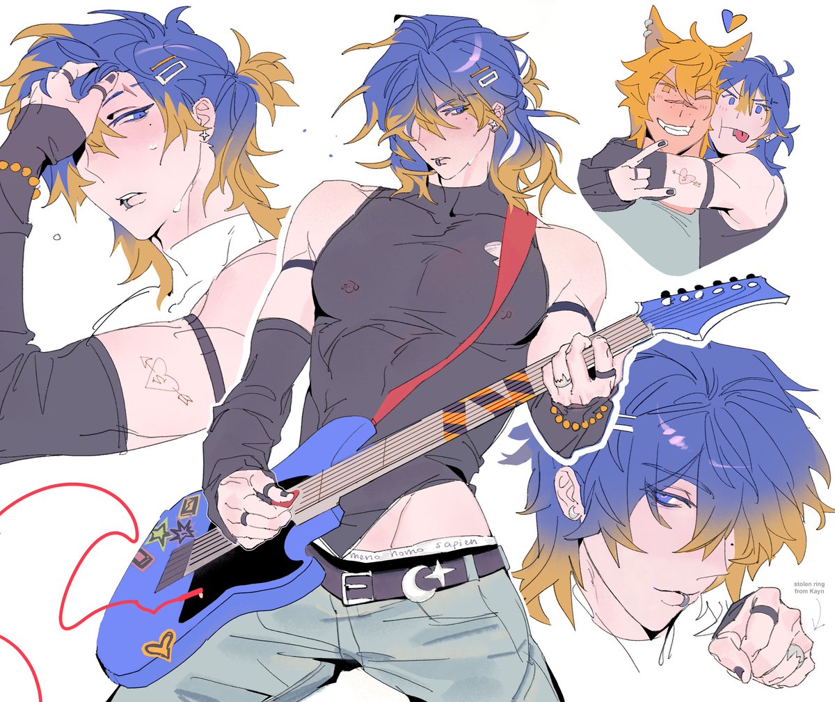 menohomosapien's tweet photo. some Aphelios 
(featuring his big and reliable band leader https://t.co/fihS3U617x
