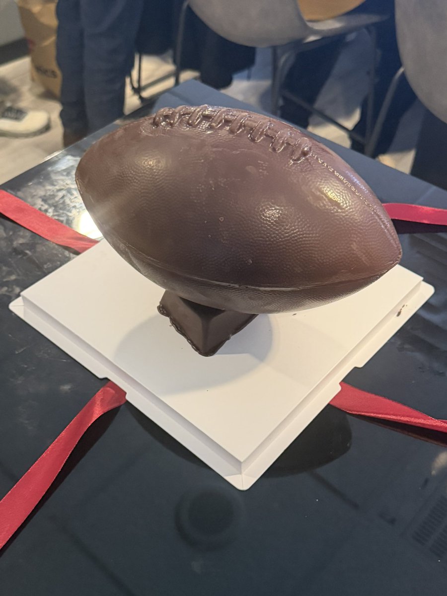 therealdoriank_'s tweet photo. Ever seen a chocolate football? https://t.co/9NuyyCaz3U