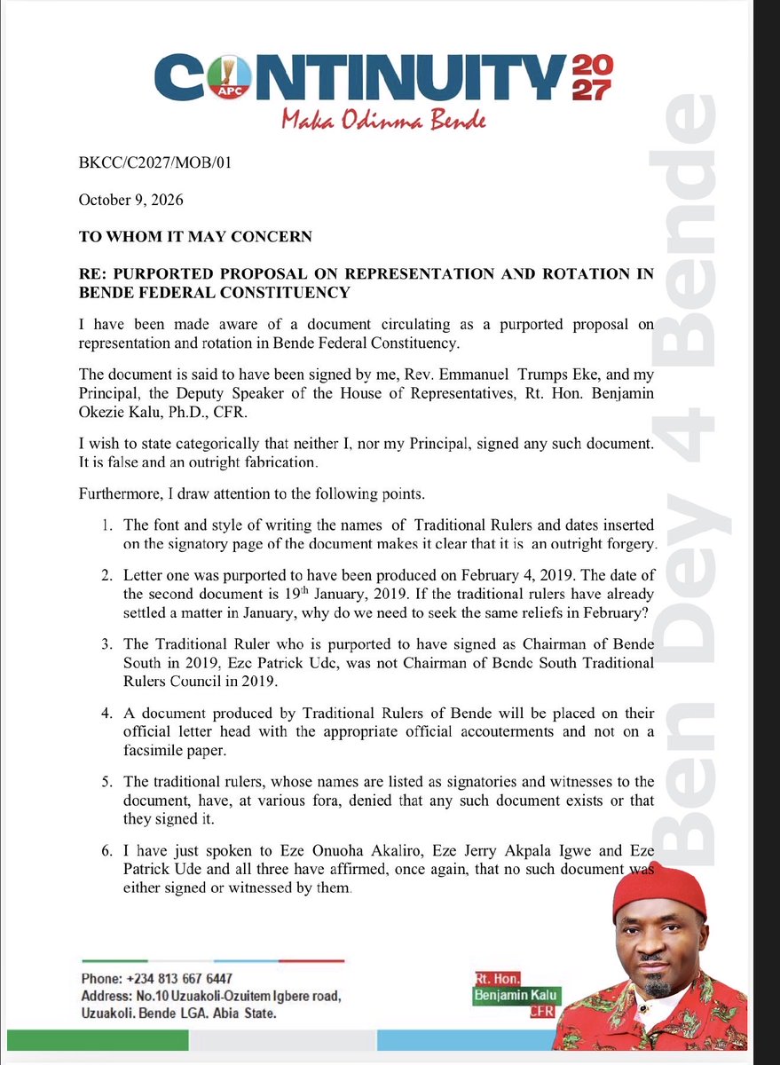 JayofAbia's tweet photo. @Big_Sinudo The document is forged. Since its release, three out of the four kings who signed it has come out to debunk signing it. https://t.co/Pu7B7HcKIH