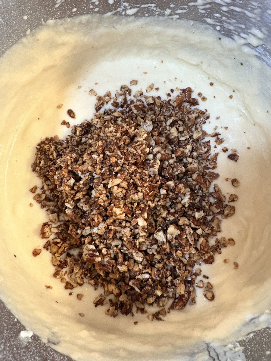 PokeMomAndCo's tweet photo. Hubby’s birthday is Thursday and we’ll be at the @Senators game with the kiddos — so early birthday celebrations this weekend with a homemade butter pecan cake and some apple pie cupcakes! (featuring my AI inspo… stay turned to tomorrow to see how much I “nailed it” lol) https://t.co/y2OHyd8JYk
