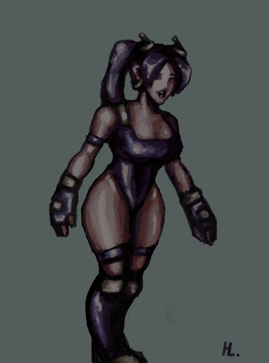 hl08717's tweet photo. Juni versión normal 
Capa (sobreexposicion del color )
#Drawing #DigitalArt #Illustration #dibujo #DigitalDrawing #ArtworkPurple 
 #CharacterArt #HL17 https://t.co/vPKyodRduf