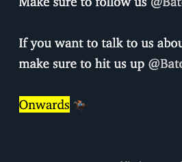 laeseem's tweet photo. I LITERALLY FOUND THE BATON'S VERY FIRST SLOGAN:
https://t.co/AP5egspuQD

So from the old deleted tweets, they used to mention "Onwards 🏇" text at the end of tweet
https://t.co/lC9RHOsitj

THEY ALSO MENTION HORSE EMOJI, WHICH IS PERFECT:
https://t.co/ueCNCvVRtE https://t.co/78dTgZZr5B