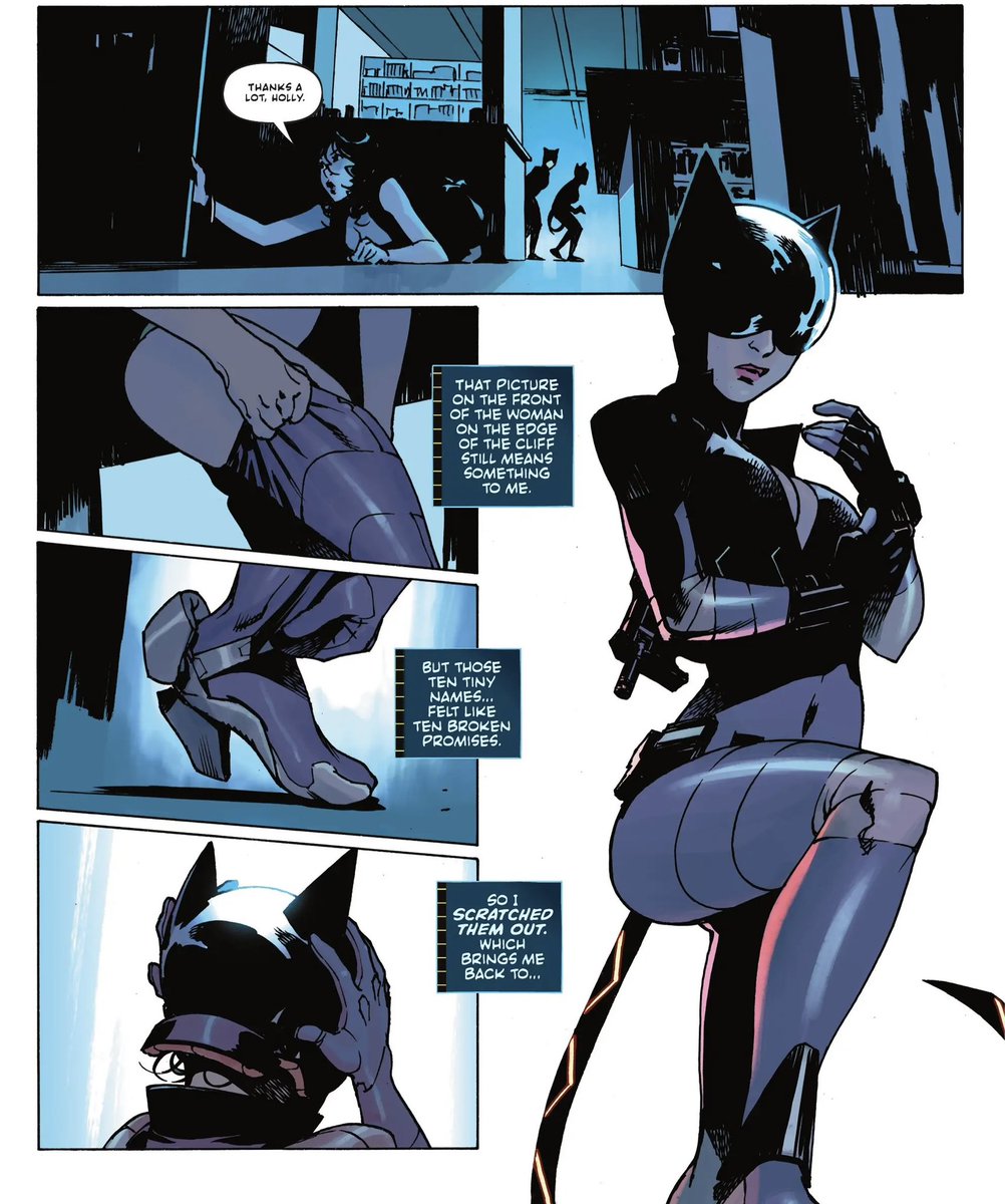 TheJokersGrimm's tweet photo. The suit up 🐈‍⬛ 

- ‘ABSOLUTE CATWOMAN’ #1 https://t.co/GusE5cTe23