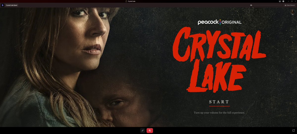 SlasherRadio's tweet photo. CRYSTAL LAKE @Discord  GAME OUT NOW 🔪

You have to ESCAPE CRYSTAL LAKE, get in there and see if you can beat my personal best!

Crystal Lake drops on @peacock 10/15 🩸 https://t.co/hHW5ct1GSH