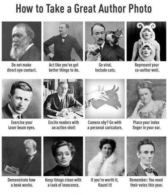 grahamhmiller's tweet photo. ✍️😎Some #Friday humour for every #author that's ever cringed at this occupational hazard. Have a great weekend! #writingcommunity #fridayfeeling #headshot #authorphoto #authorsoftwitter #authors #strikeapose https://t.co/sSB2GTctpE