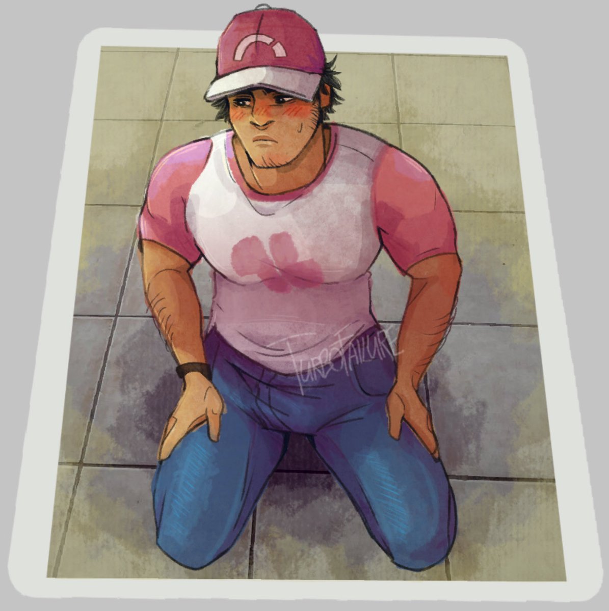 turbofailure's tweet photo. every time i draw red, i make the “6” on his shirt look like a penis. on accident, guys
#pokemon https://t.co/xAC3kdUWX7