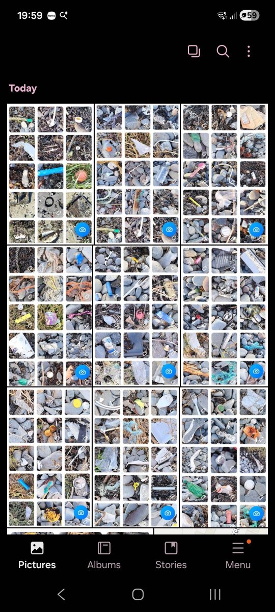 KarenDouglas_NI's tweet photo. #beachclean today. I lifted rope, fishing line, plastic bottles, bags, containers, plastic pieces, lego, syringe, bottle caps, wet wipes, tampon applicator, gunshot wads,  plastic window,wiring &amp; balloons w/ string #leavenotrace #beach #coast #vitaminsea #Nature 🏖🦀🦈🐠🦭🐚🪼🚮 https://t.co/hvFqkJvt7C
