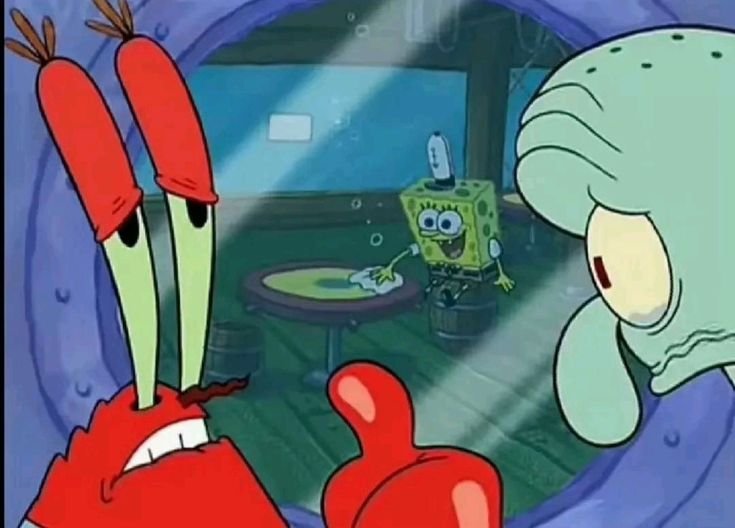 rohanslayr's tweet photo. Le dije a mi novio que todos sobreviven en la parte 3 y me creyó. Era bob esponja https://t.co/ch1jbkNku3