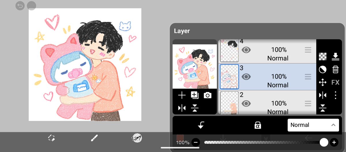 luvv_ohmkrit's tweet photo. I drew a picture of P'Jimmy and Nong Dy 🖍️🖍️✍🏻

YOUR THIRD SERIES FINAL EP
#ที่สามของเธอตอนจบ

╰୧꒰ˑ ⋆  #jimmy_jimmoi #HeartDy ꒱⭑𖦹 ׂ 𓈒 https://t.co/Q8enbTtQEe