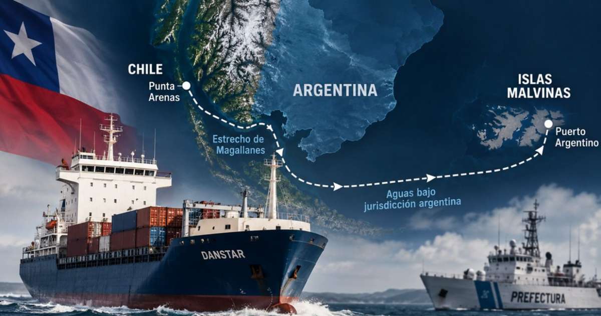 mejorinformado's tweet photo. Tensión con Chile por un buque que cruzará aguas argentinas rumbo a Malvinas: El Danstar comenzaría a transportar mercadería desde Punta Arenas hacia las islas entre noviembre y diciembre. Reportes de… dlvr.it/TVsx3P #Tensión #Chile #Malvinas #Danstar #AguasArgentinas https://t.co/c7HFz6QlAO