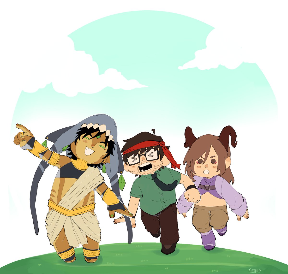 sylanuy's tweet photo. #sillytrio #foolishfanart #tinakittenfanart #juanguarnizofanart https://t.co/iUEON0V16k