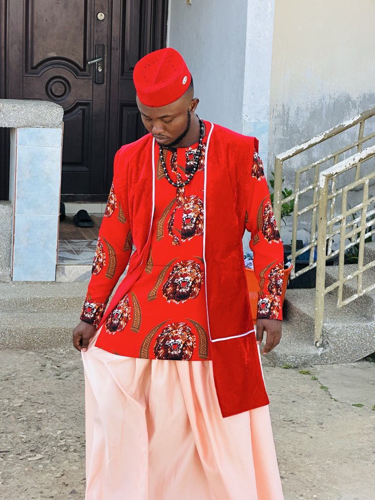PrinceFiifiYor3's tweet photo. Igbo Culture deeply rooted #AfricanWearService https://t.co/pHx03zGw80
