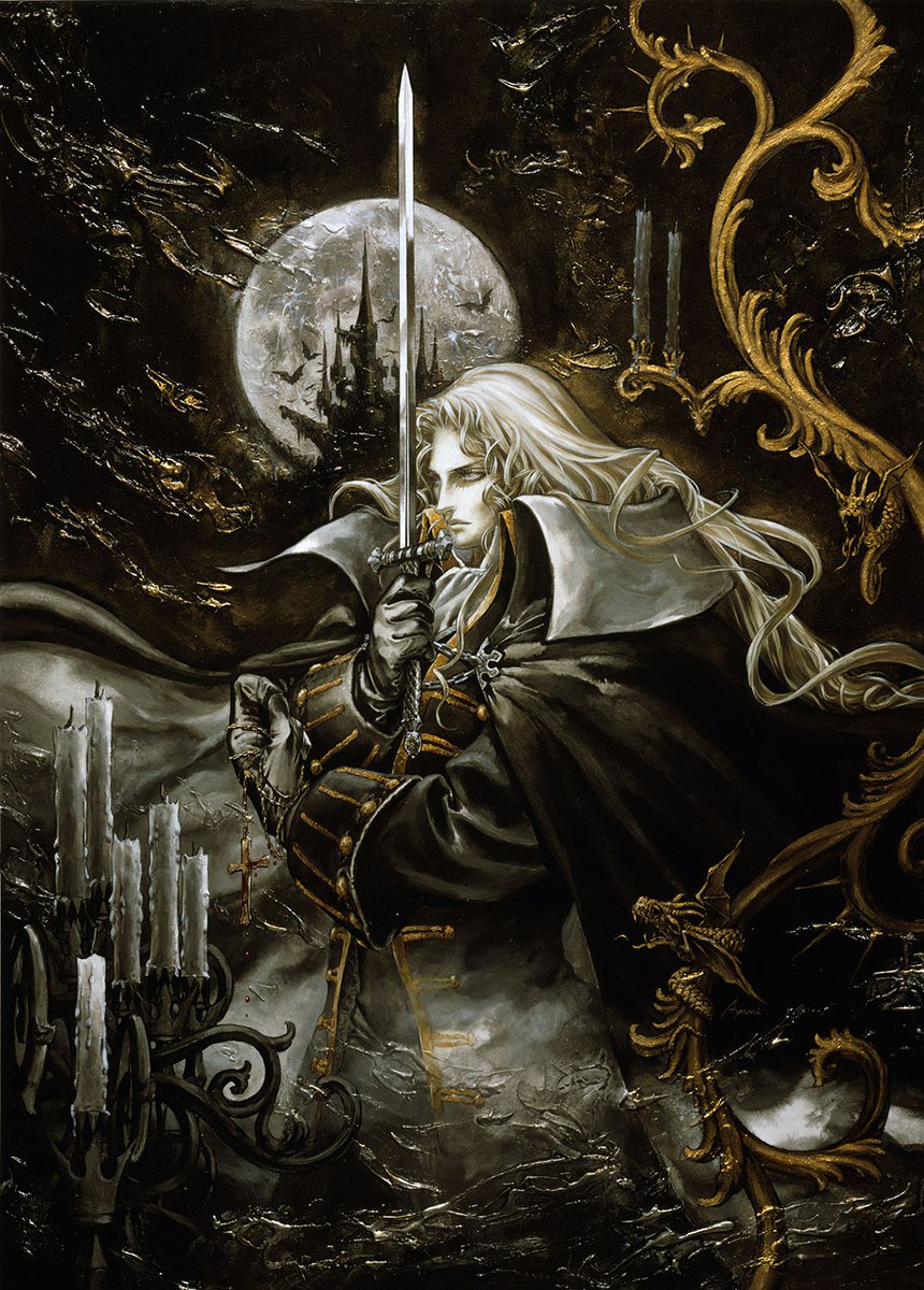 creativeuncut's tweet photo. Key illustrations and Alucard artworks from Castlevania: Symphony of the Night by artist Ayami Kojima. 

More art from the game: https://t.co/pGluN15vnn https://t.co/iPDFi7dmQj