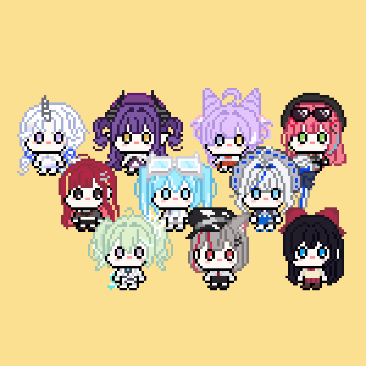 KAM_did_'s tweet photo. 쬐그만 도트 스텔라이브   
#yunyart #Lize_art #riko_art #Tabiart #shiroart #huyart #shibuki_art #kumorinart #Nanart_ #_hinart https://t.co/BJkQNk0gMZ