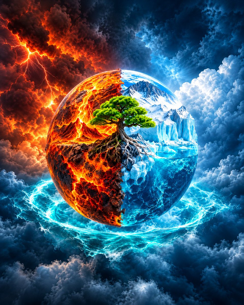 Bigkhenzi's tweet photo. The Eternal Balance of Chaos and Creation. https://t.co/GnGbBz8occ