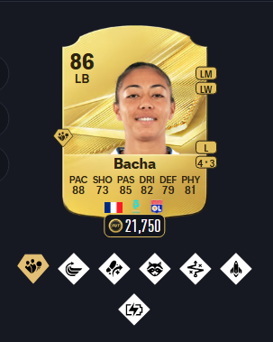 Polocho65's tweet photo. La gente se sorprende de que Bacha sea la Li mas usada en el FC PRO, pero yo ya estuve en estos juegos. https://t.co/tQ8VH6cPAd