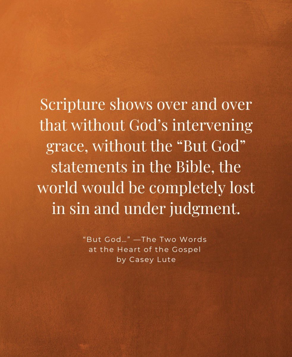 CruciformPress's tweet photo. Hopelessness. Rebellion. Judgment. Then come two words that change the story—“But God…” This powerful phrase appears again and again in Scripture, marking the moment when grace breaks through.⁠ https://t.co/P1IJw0tR8d https://t.co/0Up1G0xiOu